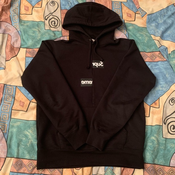 Supreme CDG Split Box Logo Hood - Picture 1 of 6